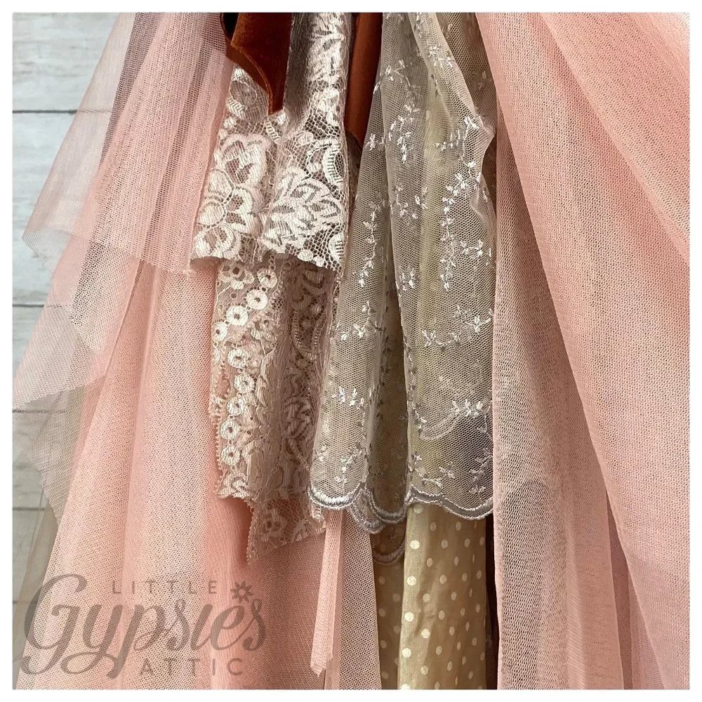 Listing Taken Down and Relisted, OOAK S/M Woodland Rust Victorian Fairy Dress - Picture 9 of 13